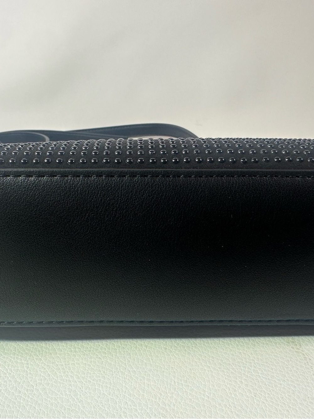 NEW DKNY Jenna Demi Black Studded Crossbody Bag - Picture 5 of 7